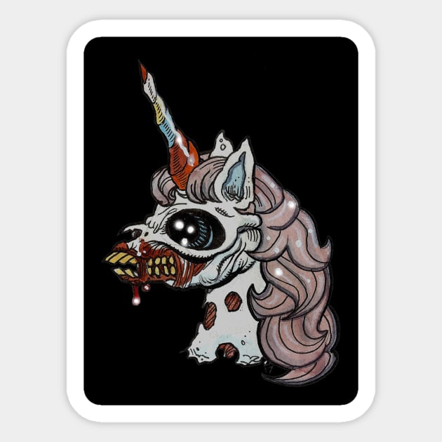 Zombie Unicorn Emoji Sticker by rsacchetto